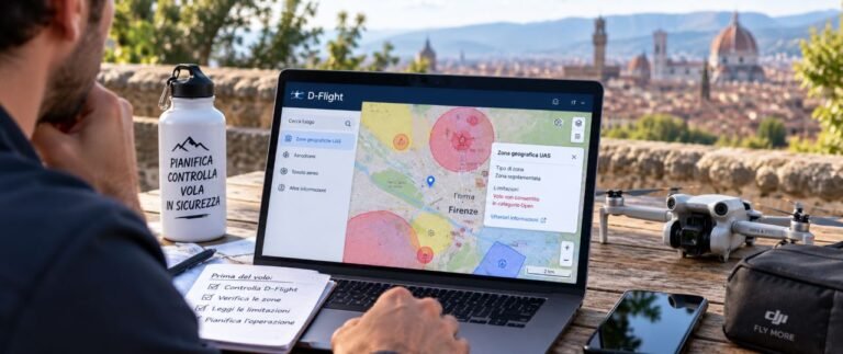 Come leggere la mappa D-Flight prima di volare con il drone