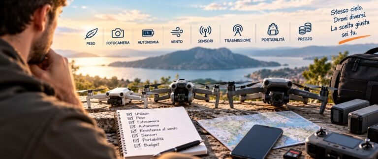 Come scegliere un drone: le caratteristiche da valutare