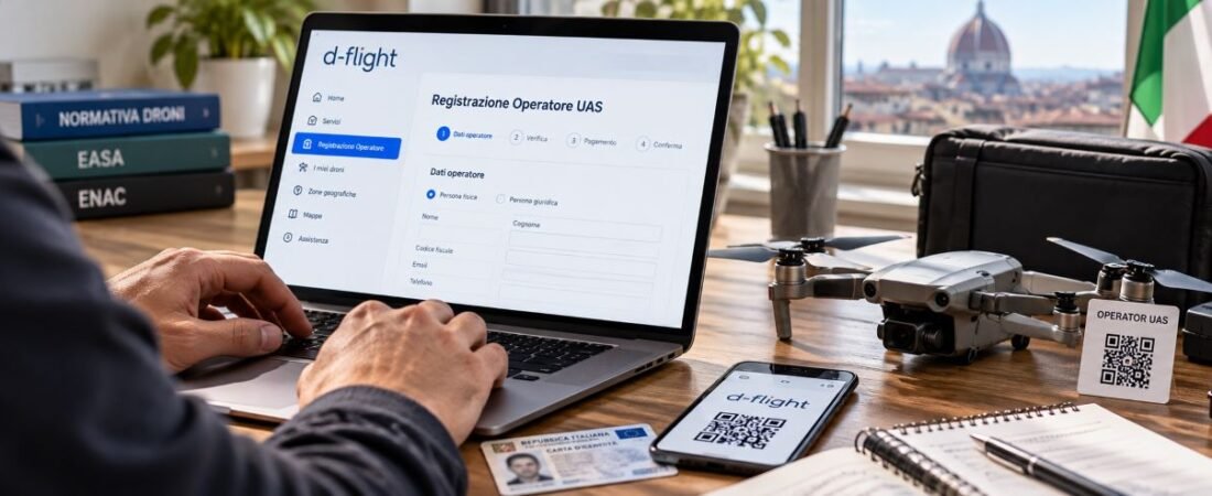Registrazione operatore drone: quando è obbligatoria e come funziona